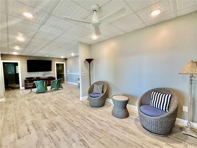 2 Perch Bay Rd, Morristown, NY 13669 - living area featuring baseboards and wood finished floors