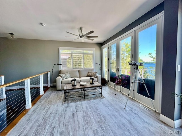 2 Perch Bay Rd, Morristown, NY 13669 - sunroom / solarium featuring french doors