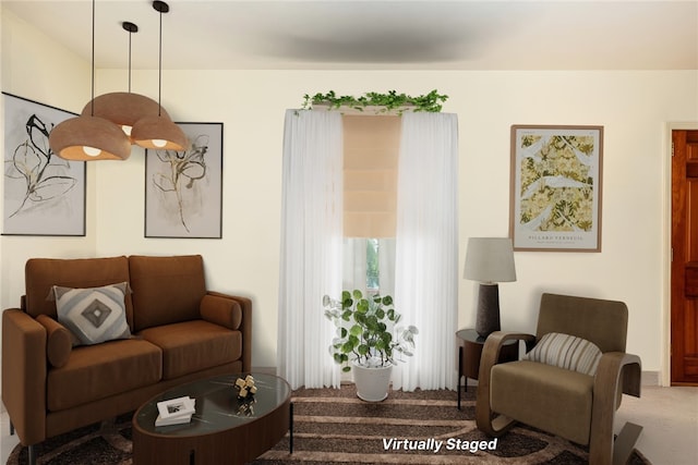 376 Imperial Ave, Erwin, NY 14870 - living area with carpet flooring