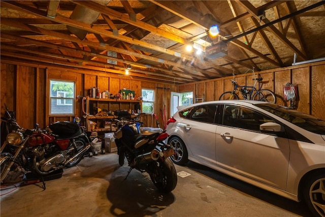 376 Imperial Ave, Erwin, NY 14870 - garage with wood walls