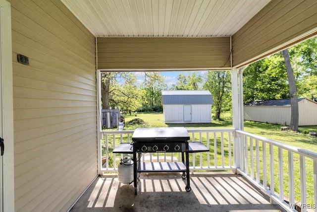 10652 Elm St, North Collins, NY 14111 - deck with a lawn and area for grilling