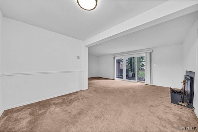8 Robin Rd, Amherst, NY 14228 - unfurnished living room with carpet floors and baseboards