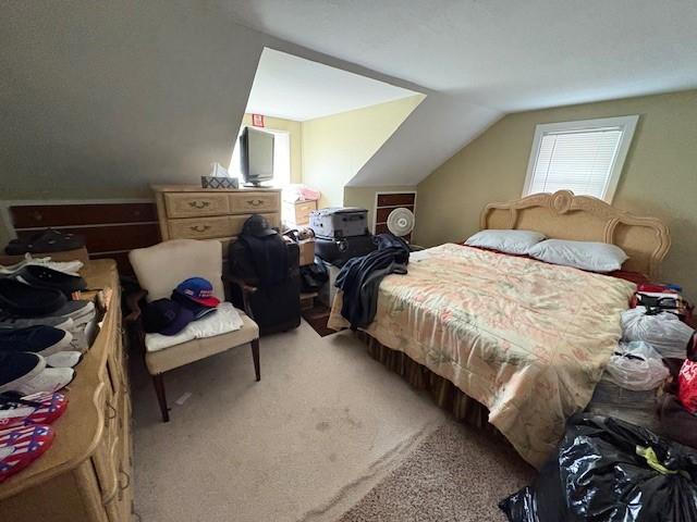106 Rexford St, Rochester, NY 14621 - bedroom with light colored carpet and vaulted ceiling
