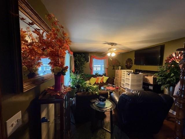 106 Rexford St, Rochester, NY 14621 - living room featuring ceiling fan