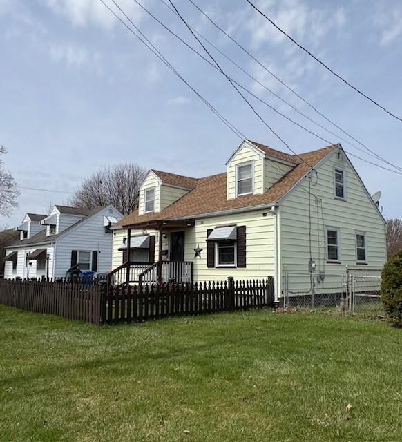 106 Rexford St, Rochester, NY 14621 - back of house with a shingled roof