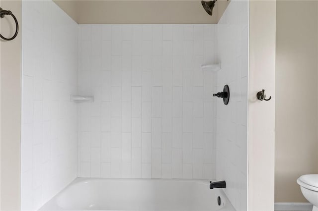 2779 Maricle Rd, Freetown, NY 13040 - bathroom featuring toilet and shower / washtub combination