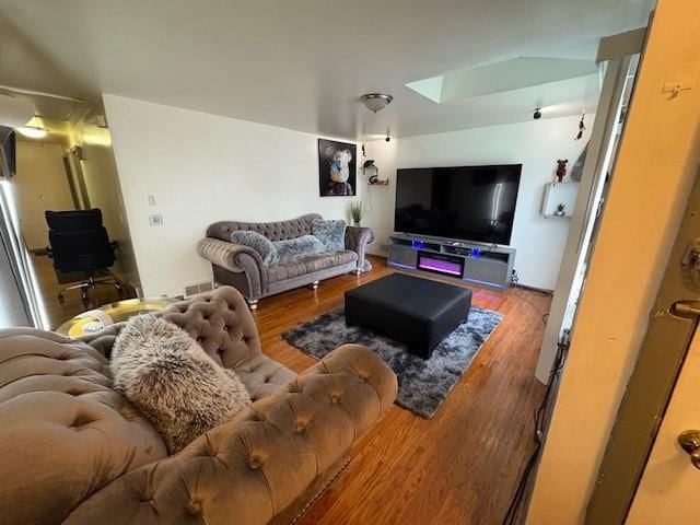 245 Weaver St, Rochester, NY 14621 - living room with a skylight and wood finished floors