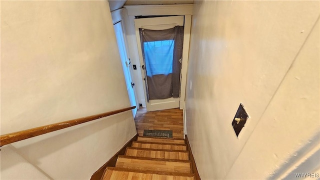 341 Dartmouth Ave, Buffalo, NY 14215 - staircase with baseboards