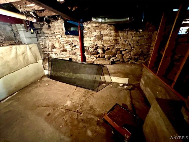 6723 Akron Rd, Lockport Town, NY 14094 - view of unfinished basement