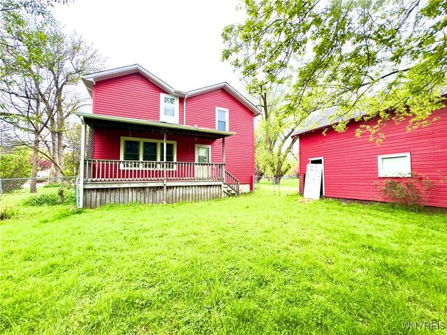 6723 Akron Rd, Lockport Town, NY 14094 - view of back of house