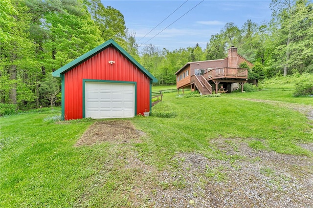 543 Middlefield Rd, Westford, NY 12155 - detached garage with driveway