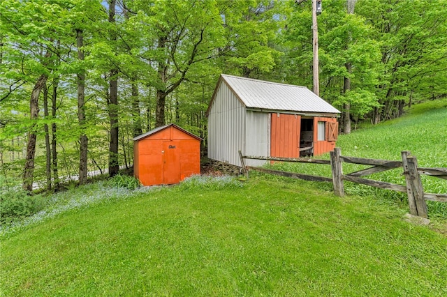 543 Middlefield Rd, Westford, NY 12155 - view of shed with a view of trees