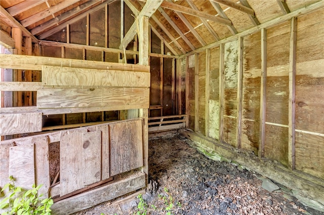 543 Middlefield Rd, Westford, NY 12155 - miscellaneous room with lofted ceiling