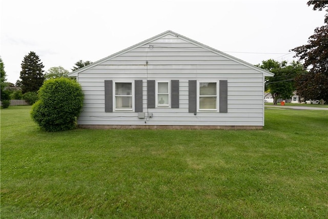 9 N Clinton St, North Dansville, NY 14437 - back of property with a yard