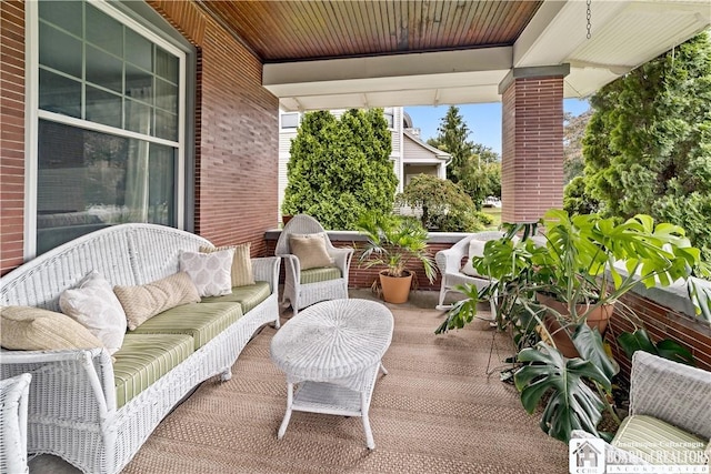 526 Central Ave, Dunkirk-City, NY 14048 - view of patio featuring outdoor lounge area