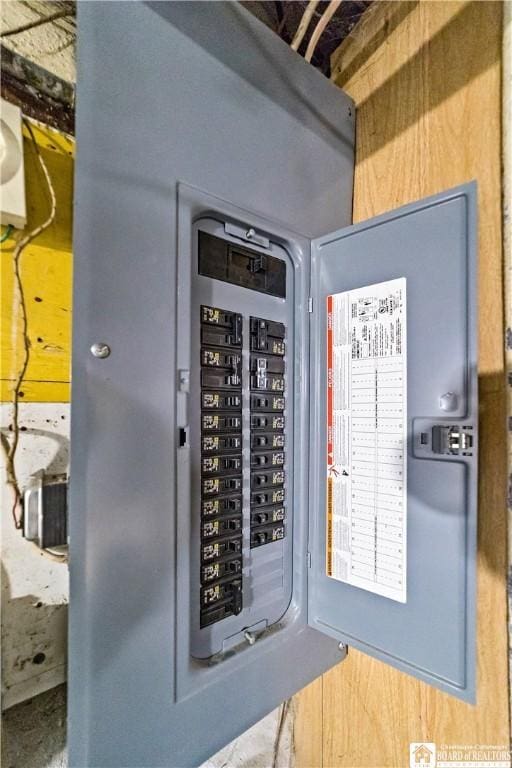 526 Central Ave, Dunkirk-City, NY 14048 - utility room with electric panel
