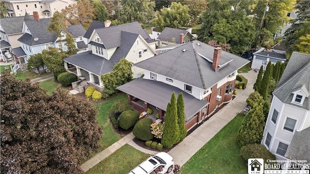 526 Central Ave, Dunkirk-City, NY 14048 - aerial view of residential area