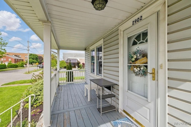 2902 Michigan Ave, Niagara Falls, NY 14305 - view of wooden porch