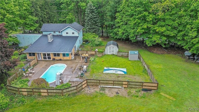 3374 State Route 49, Hastings, NY 13036 - aerial view of property and surrounding area featuring a pool area