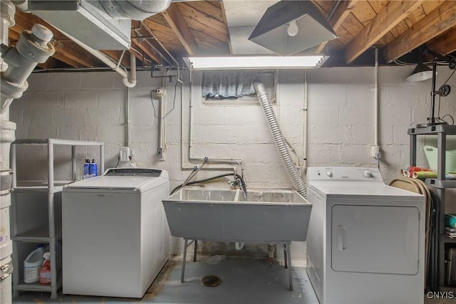 1607 Stolp Ave, Syracuse, NY 13207 - laundry room featuring washer and dryer