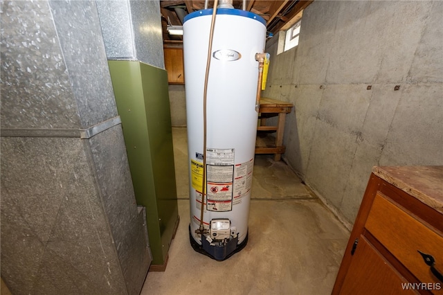 4314 Elmwood Ave, Hamburg, NY 14219 - utility room featuring gas water heater