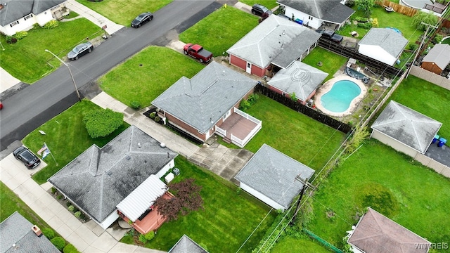 4314 Elmwood Ave, Hamburg, NY 14219 - aerial view of residential area featuring a pool area