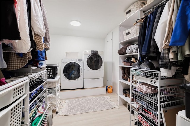 182 Stony Point Trl, Webster, NY 14580 - washroom featuring washer and dryer and wood finished floors
