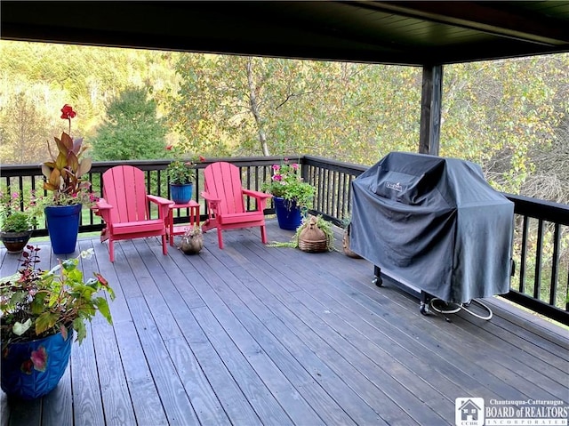 6753 Poverty Hill Rd, Ellicottville, NY 14731 - deck with a grill