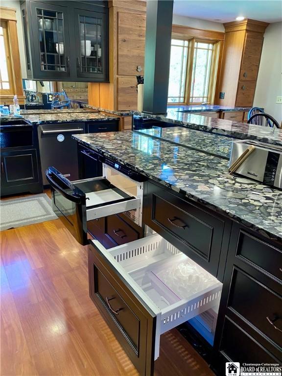 6753 Poverty Hill Rd, Ellicottville, NY 14731 - bar with dishwashing machine and light wood-style floors