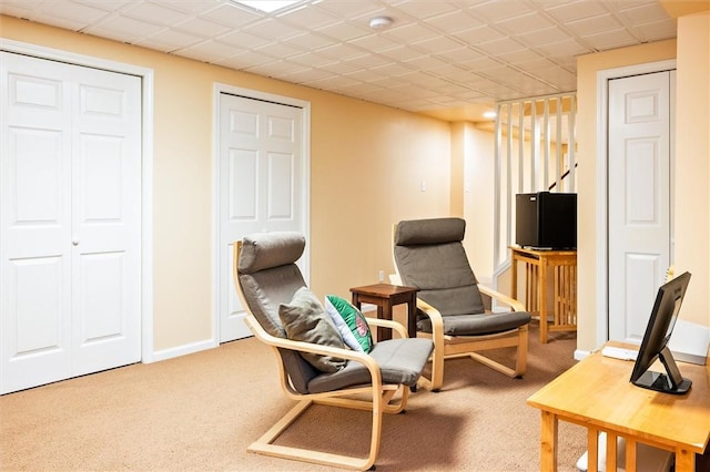 169 Watson Rd, Penfield, NY 14450 - living area featuring carpet and baseboards