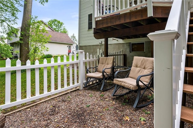 169 Watson Rd, Penfield, NY 14450 - view of patio / terrace featuring a balcony