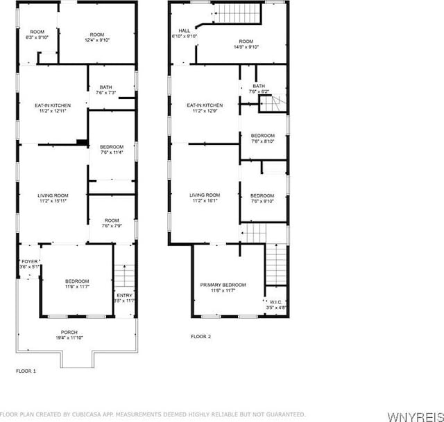 114 19th St, Buffalo, NY 14213 - floor plan / room layout