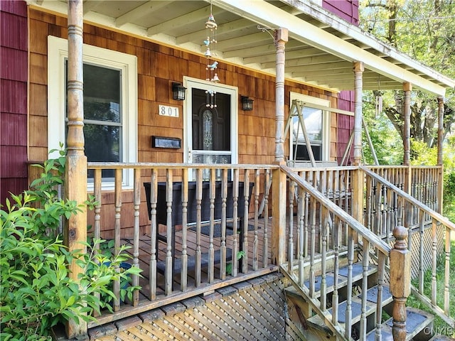 801 W Thomas St, Rome-Inside, NY 13440 - entrance to property featuring covered porch
