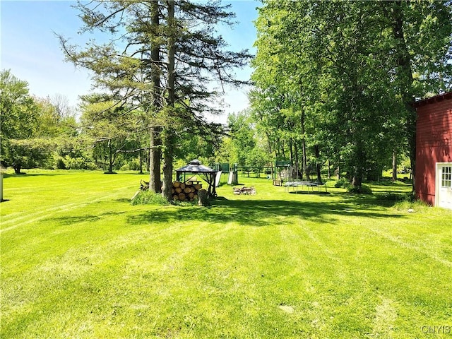 801 W Thomas St, Rome-Inside, NY 13440 - view of green lawn featuring a gazebo