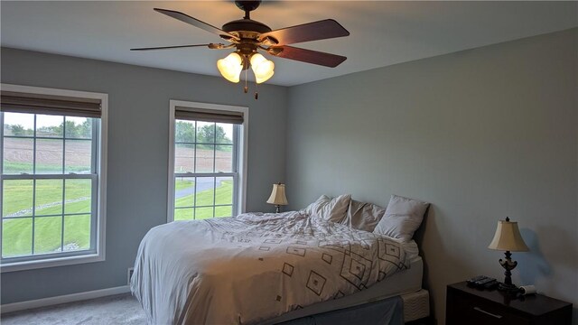 12 Probst Rd, Mendon, NY 14534 - bedroom with carpet flooring and a ceiling fan