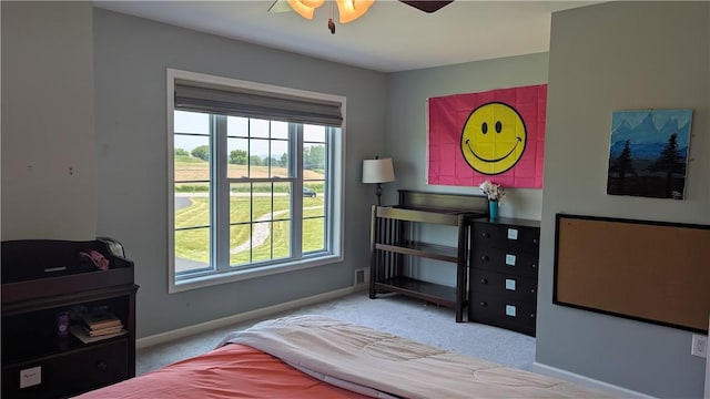 12 Probst Rd, Mendon, NY 14534 - bedroom with carpet and a ceiling fan