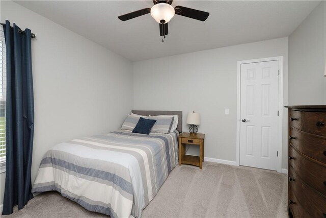 8 Giovanni Ln, Parma, NY 14468 - bedroom with carpet floors, baseboards, and a ceiling fan