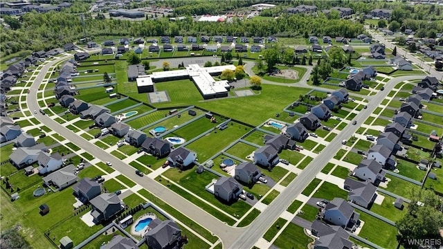 4580 Carlyes Ct, Hamburg, NY 14075 - aerial perspective of suburban area