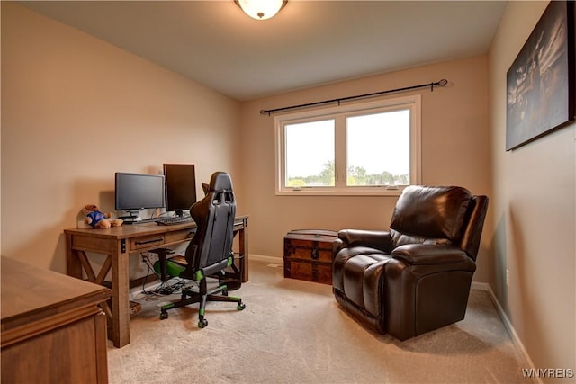 4580 Carlyes Ct, Hamburg, NY 14075 - office area featuring carpet flooring and baseboards
