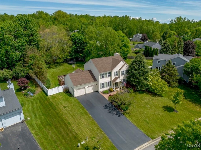 3 Foxwood Dr, Lysander, NY 13027 - aerial view of property and surrounding area featuring a forest