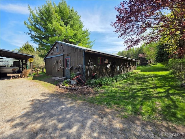 4300 Mutton Hill Rd, Fenner, NY 13035 - view of front of property featuring a front lawn and an outbuilding