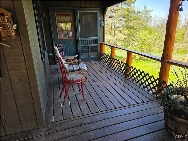 4300 Mutton Hill Rd, Fenner, NY 13035 - view of deck