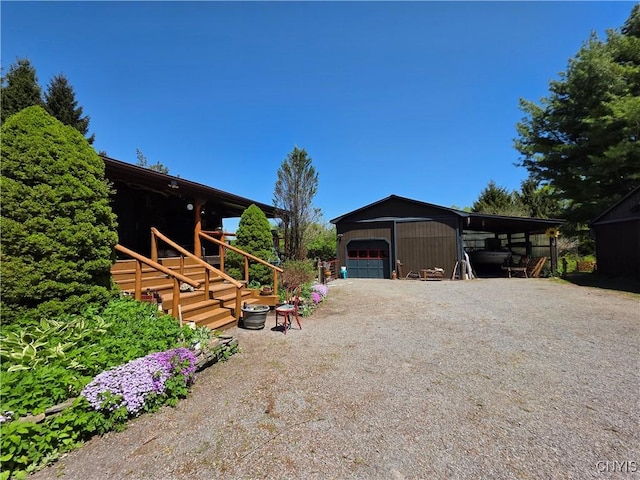 4300 Mutton Hill Rd, Fenner, NY 13035 - garage with a detached garage
