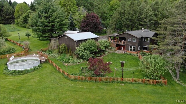 4300 Mutton Hill Rd, Fenner, NY 13035 - view of subject property with a forest