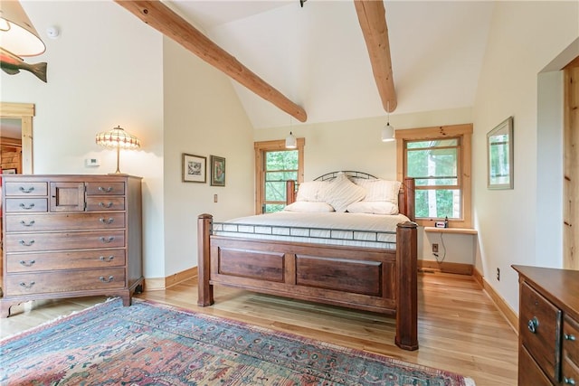 3996 Donley Rd, Italy, NY 14512 - bedroom featuring light wood-type flooring, multiple windows, and baseboards