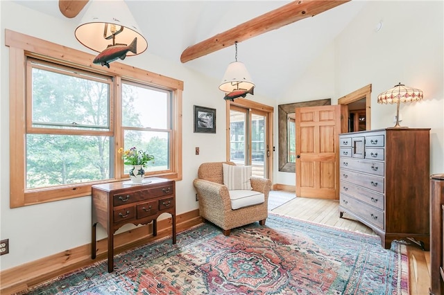 3996 Donley Rd, Italy, NY 14512 - living area with healthy amount of natural light, light wood-style floors, and baseboards