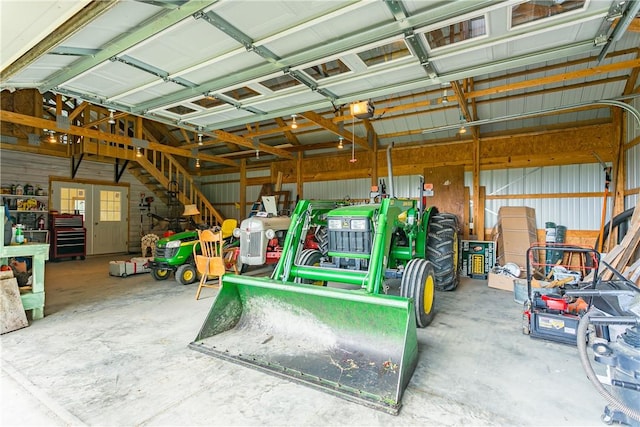 3996 Donley Rd, Italy, NY 14512 - garage with a garage door opener
