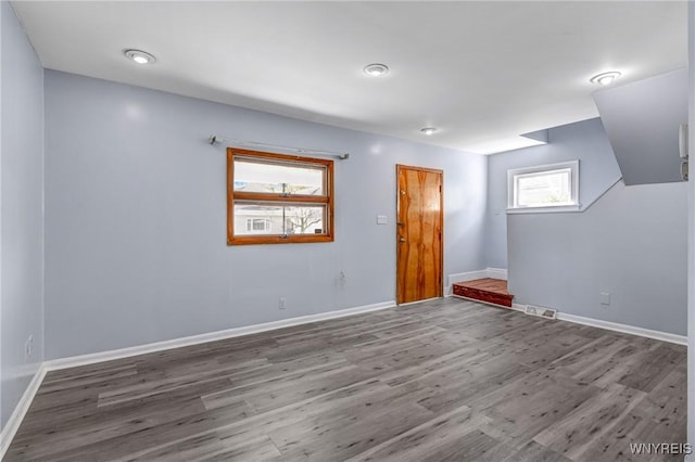 46 Wilkes Ave, Buffalo, NY 14215 - spare room with wood finished floors and baseboards