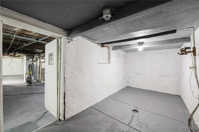 46 Wilkes Ave, Buffalo, NY 14215 - unfinished below grade area featuring gas water heater