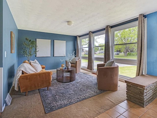 13 W Crest Dr, Gates, NY 14606 - tiled living area with plenty of natural light and baseboards